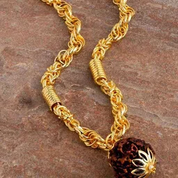 SANAA CREATIONS Unisex Brass Gold-Plated Antique Chain-picture-41