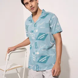 7 Alt by Pantaloons Men Slim Fit Floral Opaque Printed Casual Shirt-image-5