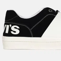 levi's Men's White And Black Colorblock Shoes image 2