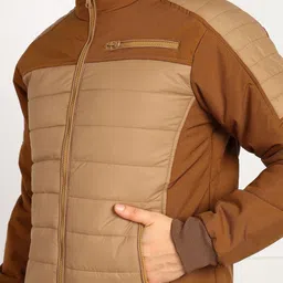 SZN Men Colourblocked Puffer Jacket image 4