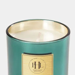 Pure Home and Living Green & White 1 pieces Jar Candle image 3