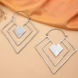 Studio One Love Contemporary Hoop Earrings-image-55
