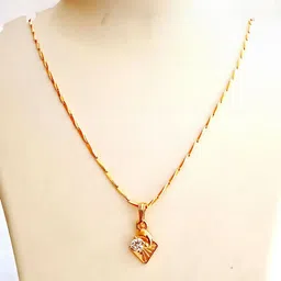 Nawab Collection Gold-Plated Alloy Pendants with Chains-picture-32