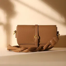 HAUTE SAUCE by Campus Sutra Leather Half Moon Shoulder Bag-picture-14