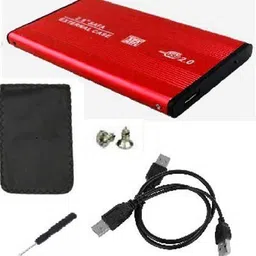 AlexVyan Red 2.5 Inch USB 2.0 External SATA Hard Drive Case for Laptop Hard Disks 2.5 inch LAPTOP CASING-picture-39