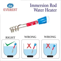 everest High Quality 1500 W Shock proof Immersion Heater 1500 W Immersion Heater Rod image 5