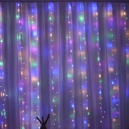 repish ™ CURTAIN FAIRY LIGHT Multicolored Copper Wire Fairy with Remote Lights Candle image 2