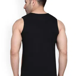 Slowloris Men Pack Of 2 Printed Bio-Wash Combed Cotton Gym Vest image 3