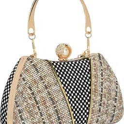 d'vine luxe Party Beige Clutch image 4