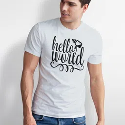 Seekbuylove Men Typography Printed Bio Finish T-shirt-picture-36