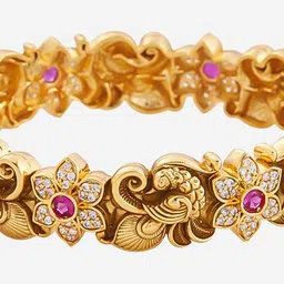 Kushal's Fashion Jewellery Women Red Bangle image 4
