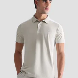 USPA Sport Brand Logo Polo Collar Regular Sleeves Regular Fit T-shirt-picture-31
