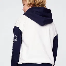 GAP Boys Colorblocked Hooded Pullover Sweatshirt image 3