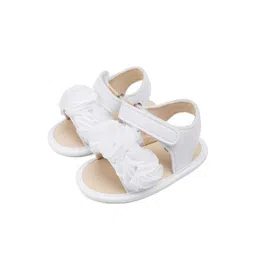 NESKA MODA Girls White Sandals-picture-12
