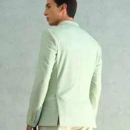 arrow Men Solid Single Breasted Formal Blazer image 3