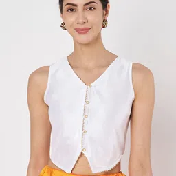 studio rasa Chroma Button Down Embellished Blouse-picture-13