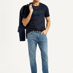 Levis Men Classic Tapered Fit Mid-Rise Light Fade Stretchable Jeans-picture-16