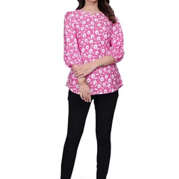 HEMANG FASHION Floral Embroidered Top-image-3