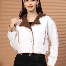 plusS Lapel Collar Open Front Jacket-picture-22