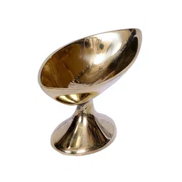 Exotic India Gold Toned Brass Vibuthi Madal image 2