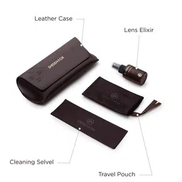 Shisen Fox Unisex Oval Sunglasses with Polarised and UV Protected Lens image 4