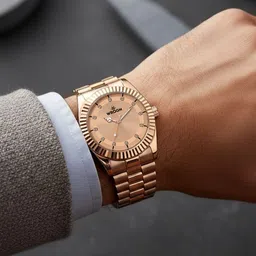 WROGN Men Embellished Dial & Bracelet Style Straps Analogue Watch HOBWRG0498-RG image 2