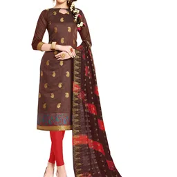 Maroosh Paisley Woven Design Banarasi Silk Unstitched Dress Material-picture-15