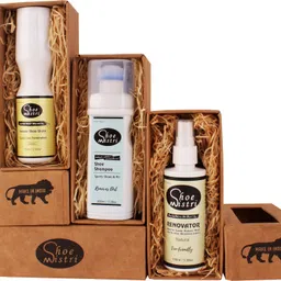 Shoe Mistri Shoe Cleaning Kit ( Shoe Renovator, Shoe Shampoo & Instant Shoe shine/Neutral) Shiner image 2