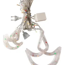 MZ Diamond 4.5 m Blue & Pink 112 LEDs Diya Shaped String Light-picture-12