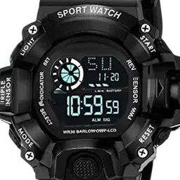 SELLORIA Men Dial & Bracelet Style Straps Digital Multi Function Watch SK_BLK_01 image 3