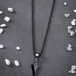 Roadster Rhodium-Plated Contemporary Pendants with Chains-picture-10