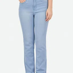 FCK-3 Women Brooklyn Straight Fit Mid-Rise Stretchable Jeans-picture-17