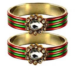 Vidhya Kangan Multicoloured Bangle Set-picture-31