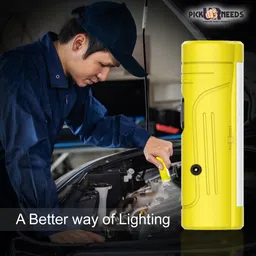 daily needs shop Rechargeable Emergency 25W LED Torch Mini Pocket Flashlight With Side Tube Light 3 hrs Torch Emergency Light image 5