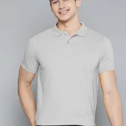 Organic Chics Men Solid Polo Collar Regular Fit T-shirt-picture-28