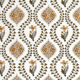 Myntra Elegant Homes Cotton Khaki 210 TC King Bedsheet with 2 Pillow Covers image 2