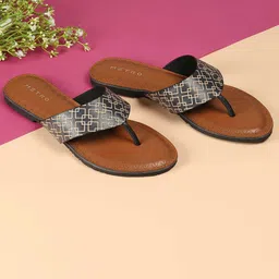 Metro Women Slip-On T-Strap Flats-image-27