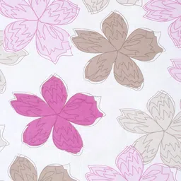 Myntra Elegant Homes White & Pink Printed Fitted 300 TC King Bedsheet Set 2.50 m x 2.25 m image 2