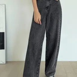 A1TUFF Women Jean Relaxed Fit High-Rise Stretchable Jeans-picture-43