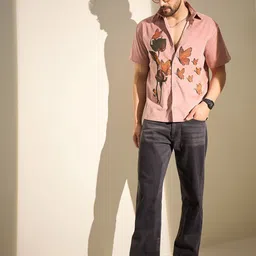 FUGAZEE Animal Printed Spread Collar Pure Cotton Shirt image 5