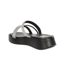 Viviblu Embellished Leather Platform Sandals image 5