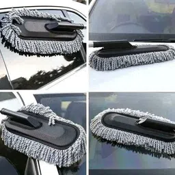 khushmogalhub 2-in-1 Car Cleaning Kit (Mop + Brush) Combo image 2