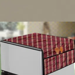 the furnishing tree Fridge Top Cover Compatible for Haier HED-171RS-P, 165 LTR WxL 65x111 in CM Pla-picture-36