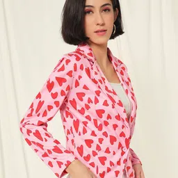 TANDUL Conversational Printed Slim Fit Single-Breasted Blazer image 2