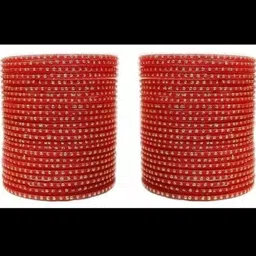 SAVORADE Red Glass Bangle image 2