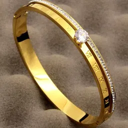 Just Lil Things Artificial Stones Studded Bangle-Style Bracelet-image-35