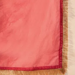 Indo Era Women Embroidered Regular Chanderi Silk Kurta with Trousers & With Dupatta image 4