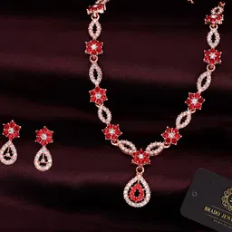 Brado Jewellery Brass Gold-Plated Jewellery Set image 2