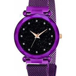 SZN Men Dial & Straps Analogue Watch DIAMOND MEG PURPLEJK-picture-28