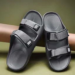 Athree Men Rubber Double Strap Sliders-picture-18